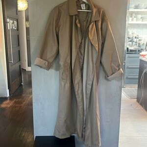 Collusion leather trench coat good condition!